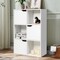 Costway 6 Cube Bookcase Cabinet Wood Bookcase Storage Shelves Room Divider Organization